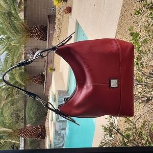 Pebble leather Dooney and Bourke handbag